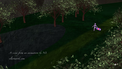 A scene from walking my pet animation, episode 3